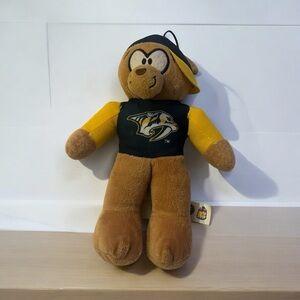 Rare Collectible Nashville Predators NHL plush mascot 2018, 10", hockey fan